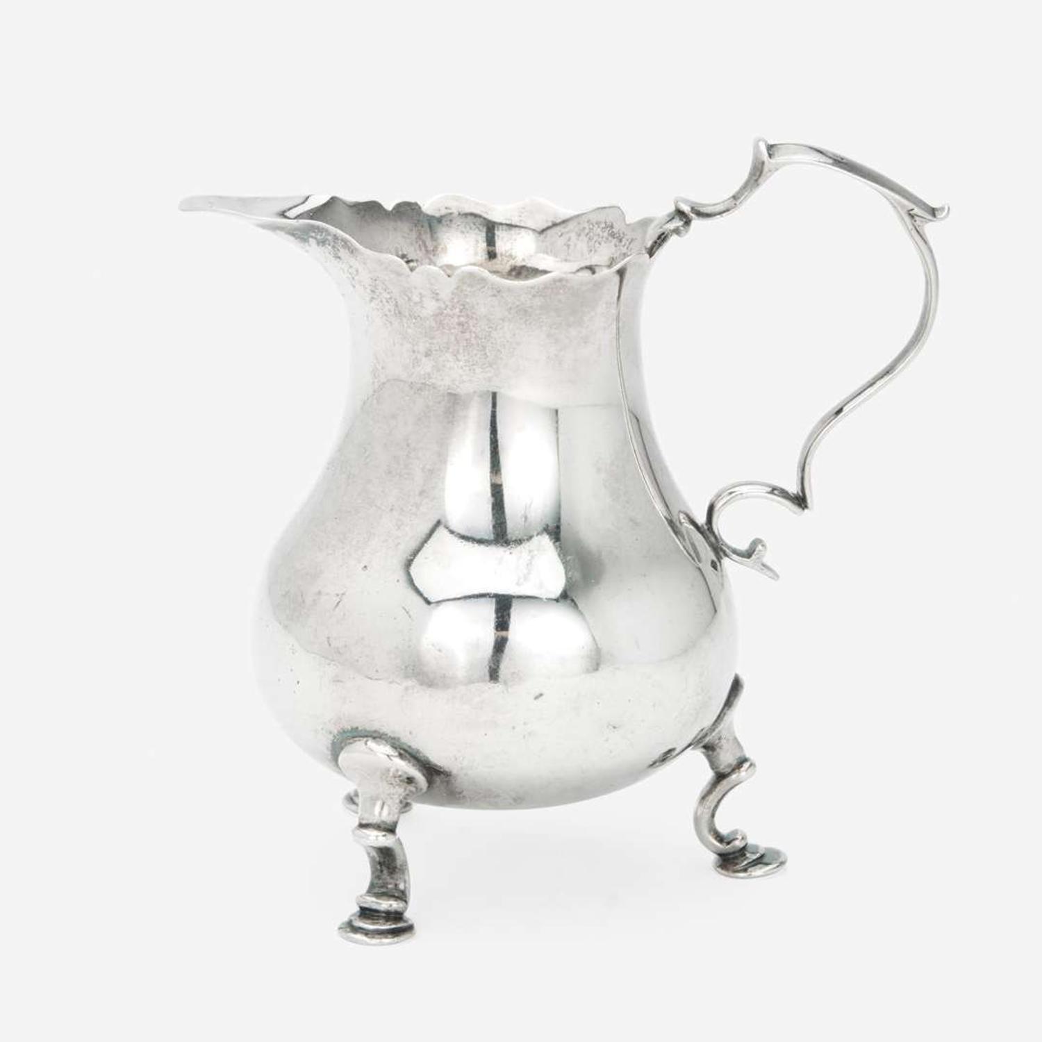 A silver cream pot Adrian Bancker (1703-1772), New York, NY, circa 1740