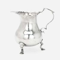 A silver cream pot Adrian Bancker (1703-1772), New York, NY, circa 1740