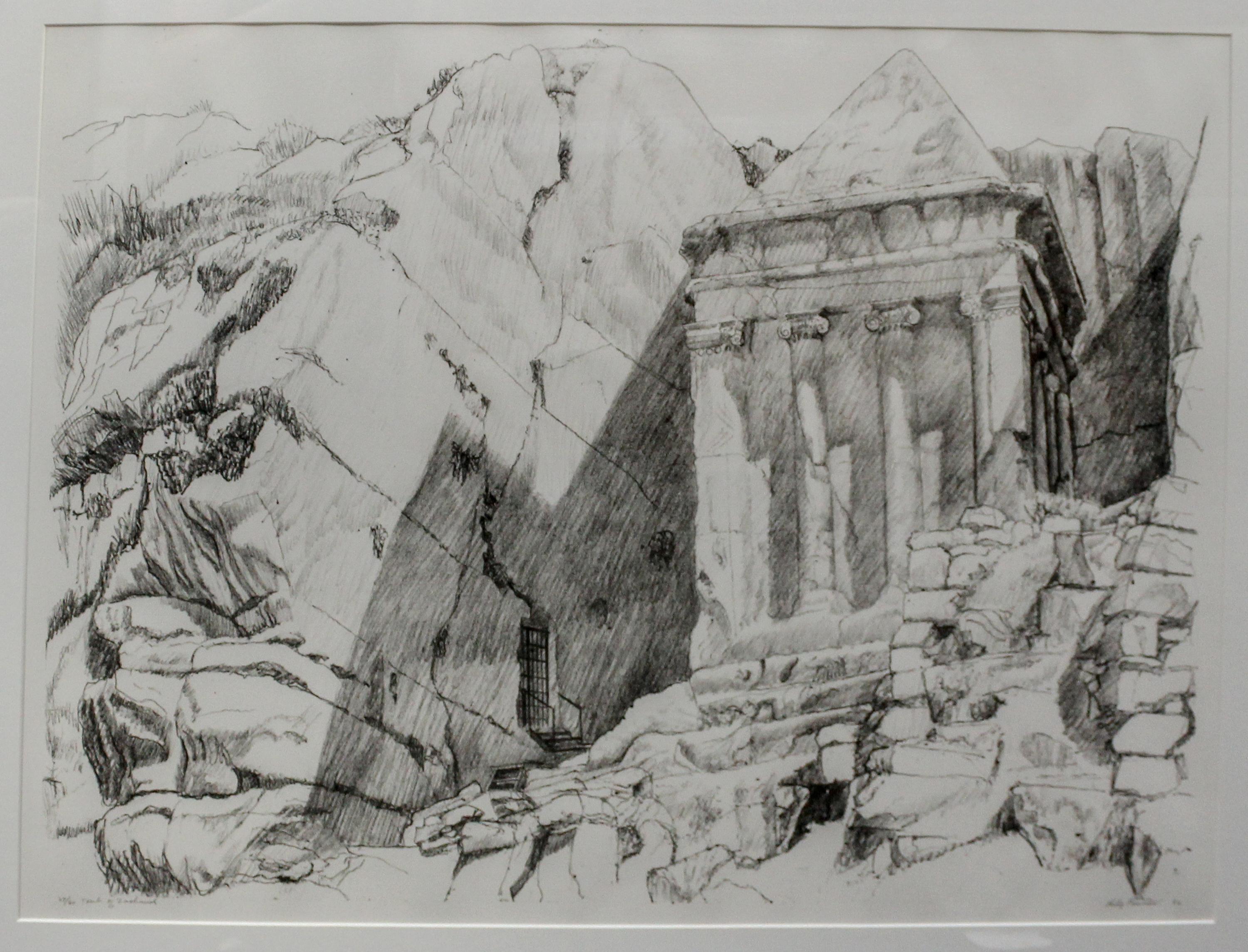 Philip Pearlstein, (American, b. 1924), Tomb of Zacharia, 1986