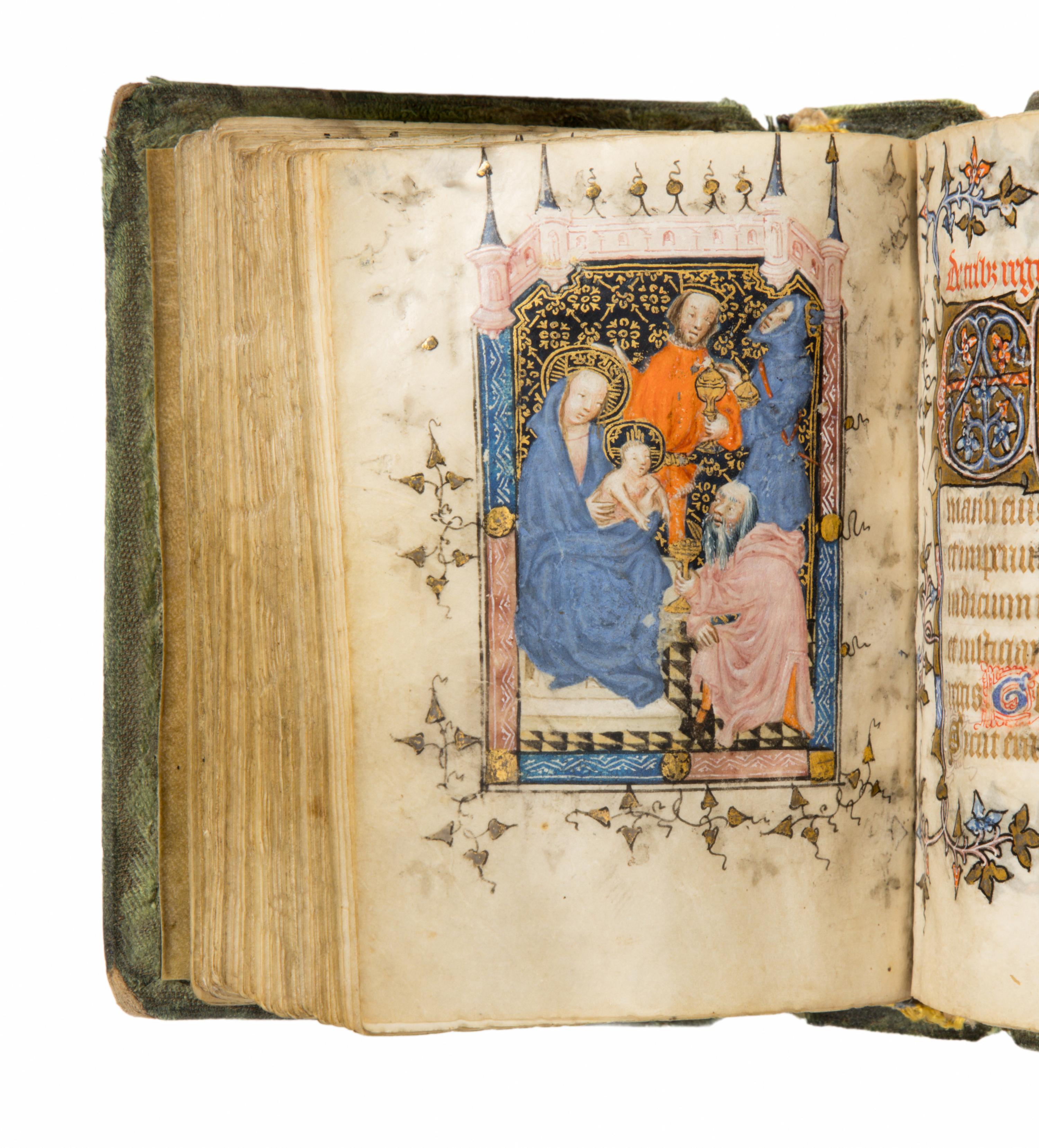 MASTERS OF THE BEAUFORT SAINTS (active Bruges, c. 1410-1415) Book Hours, in Latin, illuminated manuscript on parchment [Southern Netherlands, Bruges, c. 1410-1415]