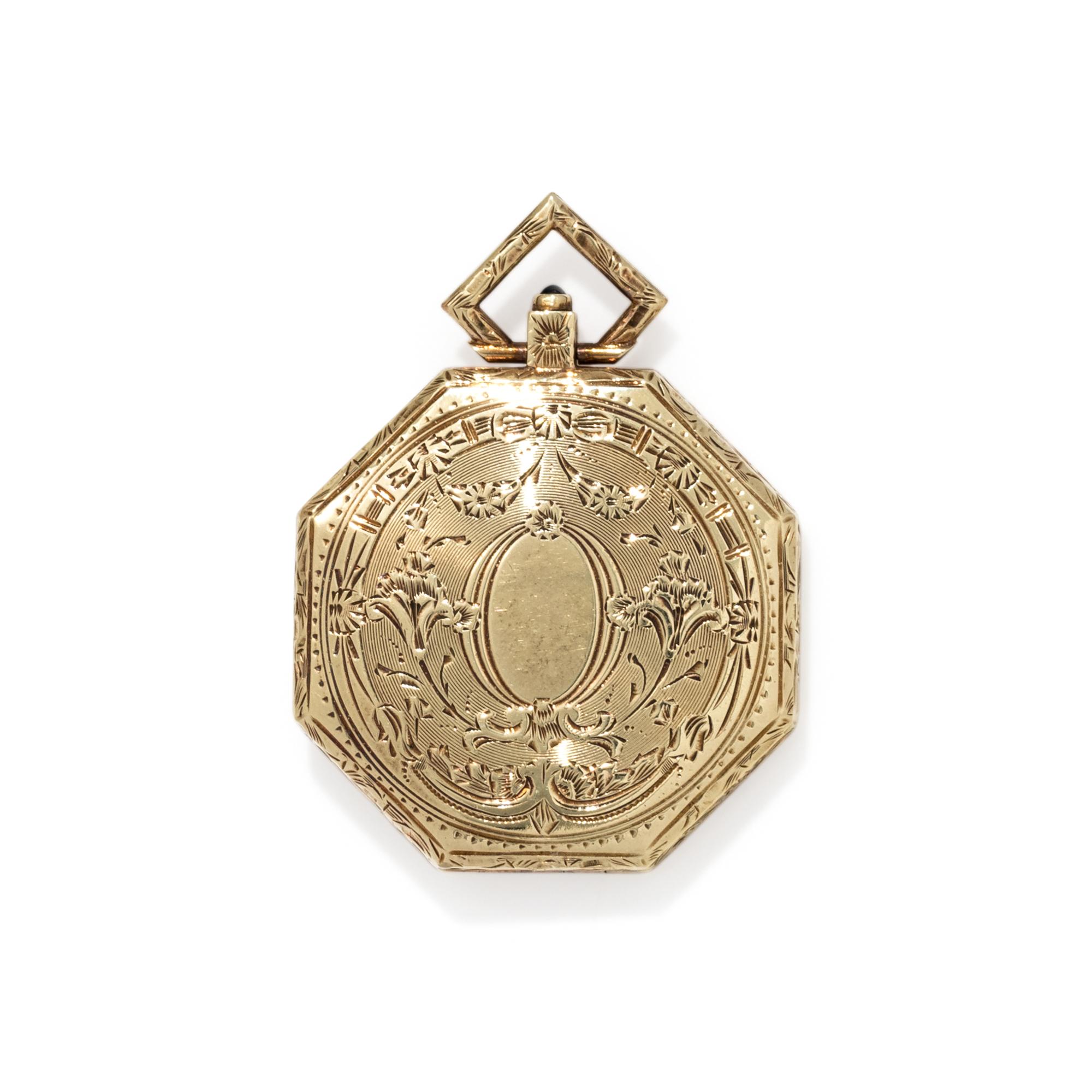 YELLOW GOLD LOCKET
