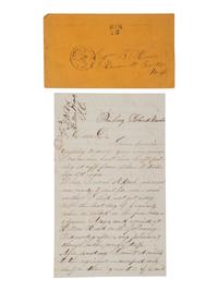 [CIVIL WAR]. ANDREW, John A. ALS related to the "Returning of the Flags" of MA Union regiments.
