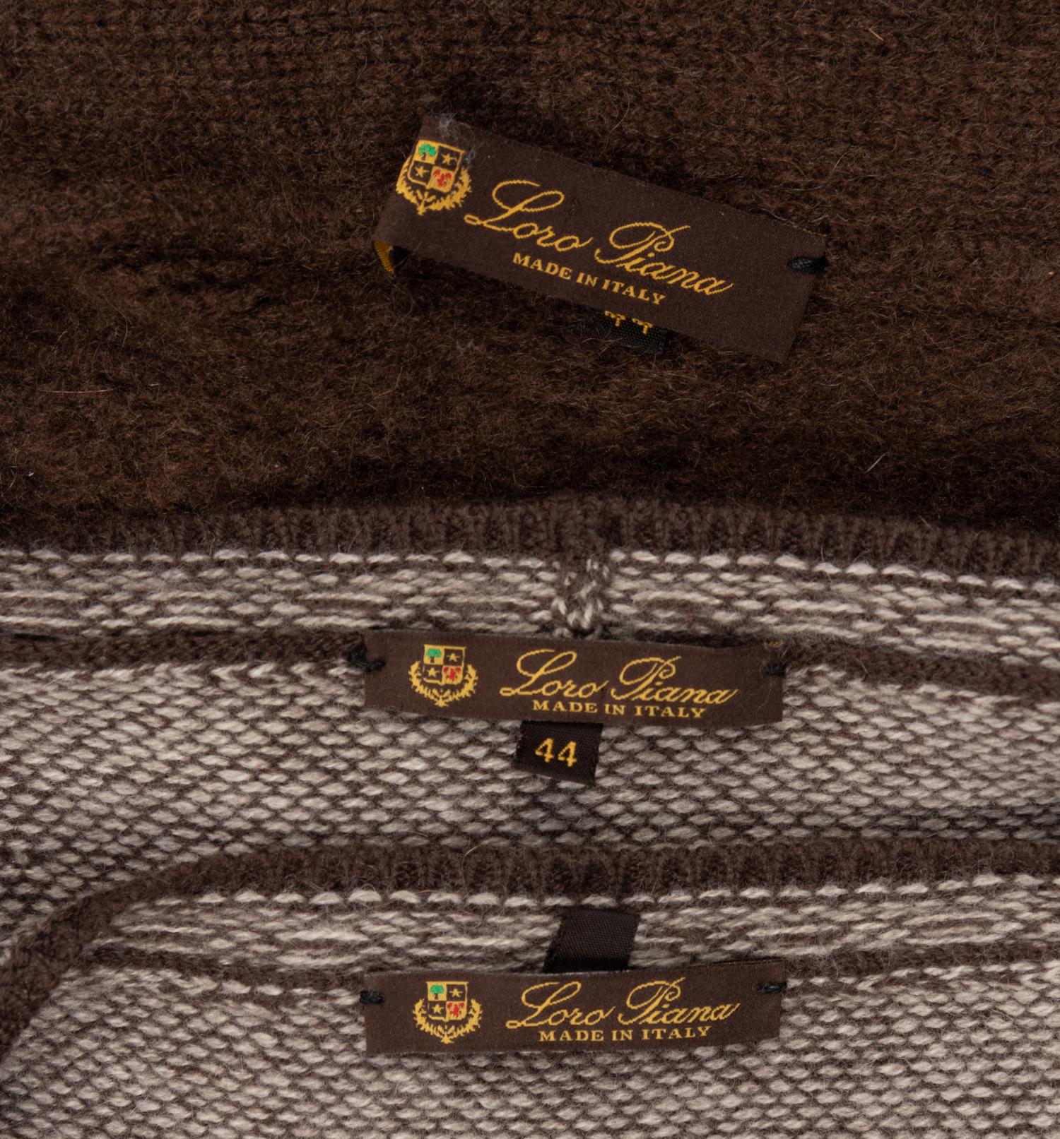 Four Loro Piana Cashmere Knit Tops