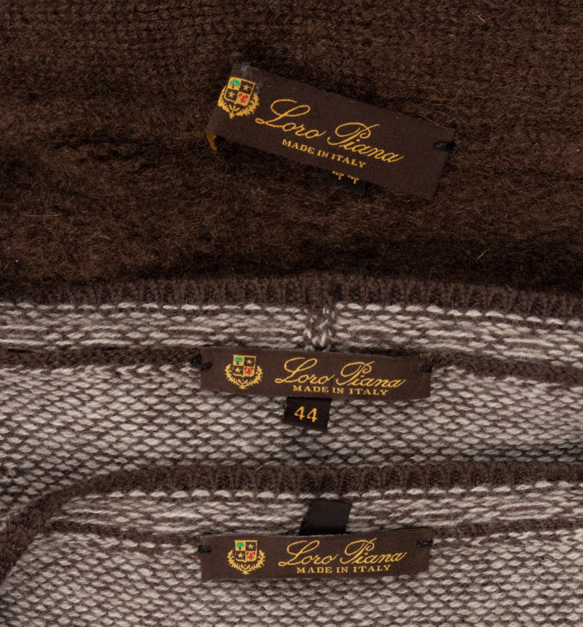 Four Loro Piana Cashmere Knit Tops