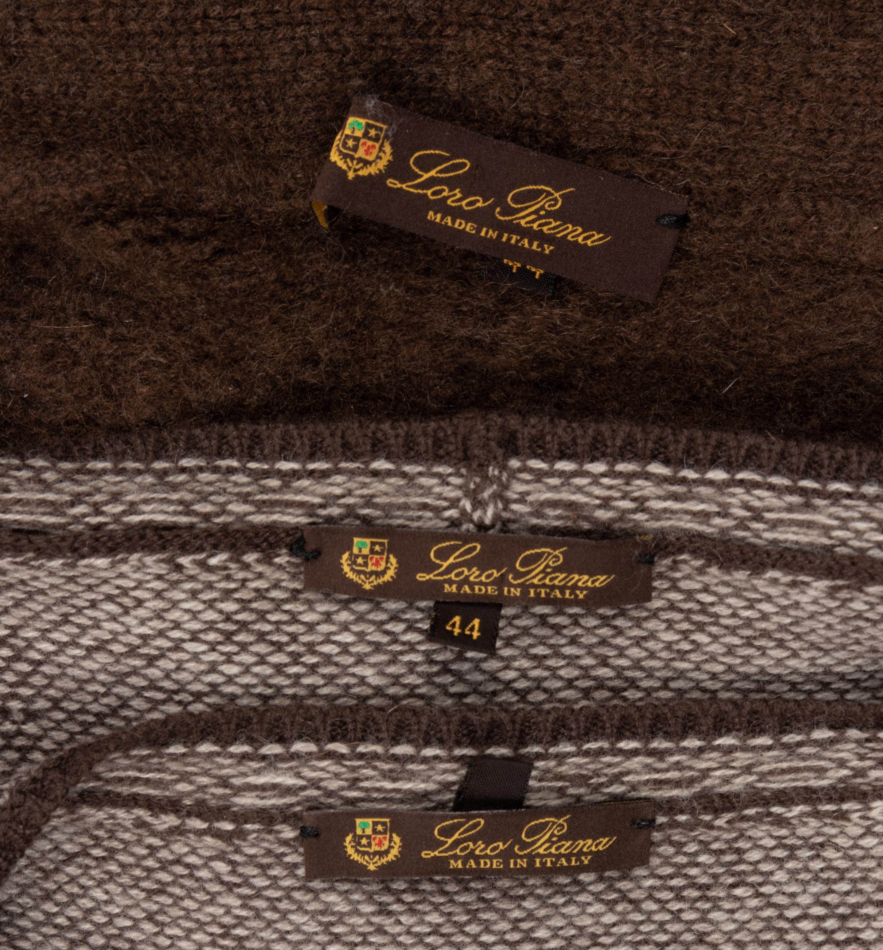 Four Loro Piana Cashmere Knit Tops