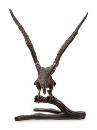 A Bronze Model of an Eagle