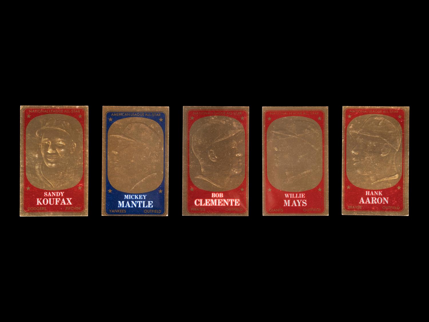 A Complete Set of 1965 Topps Embossed Baseball Cards Featuring Multiple Hall of Famers (72/72)
