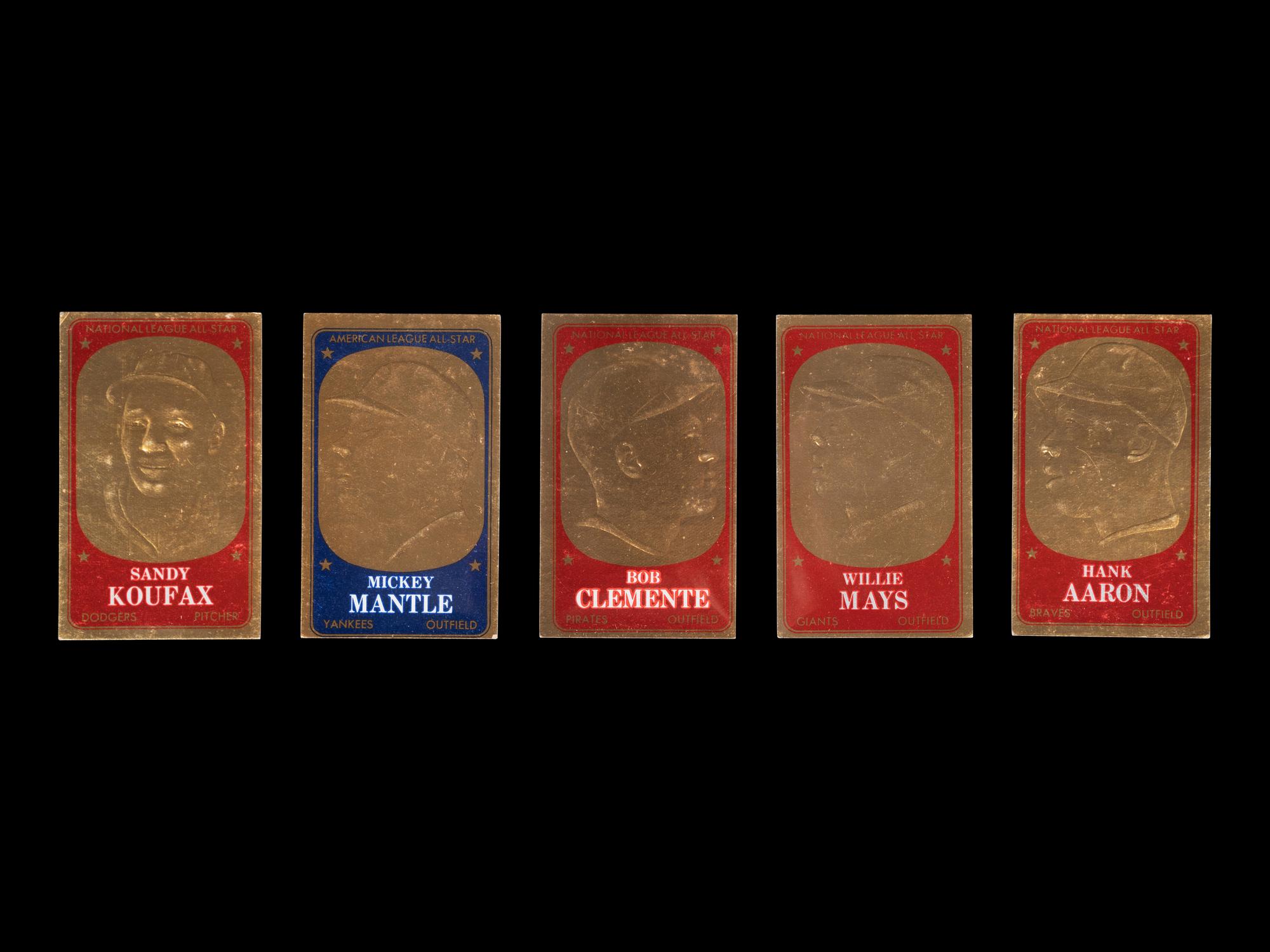 A Complete Set of 1965 Topps Embossed Baseball Cards Featuring Multiple Hall of Famers (72/72)