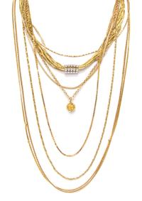 A Collection of Yellow Gold Chain Necklaces, 50.10 dwts.