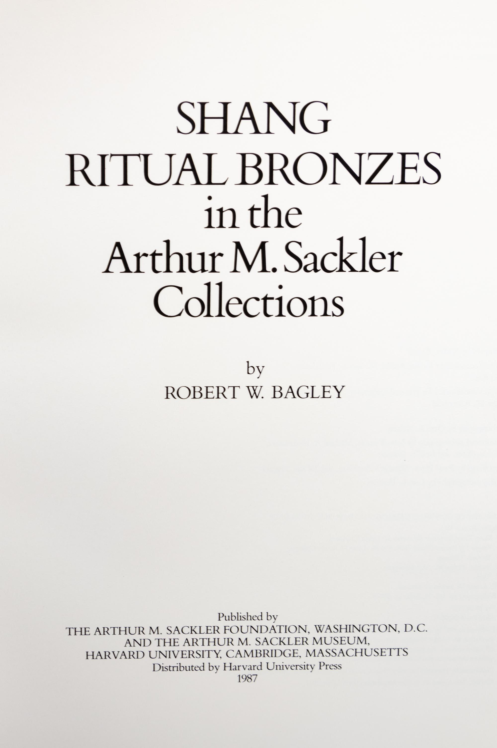 [BRONZES] A group of works about Chinese Bronzes, comprising: