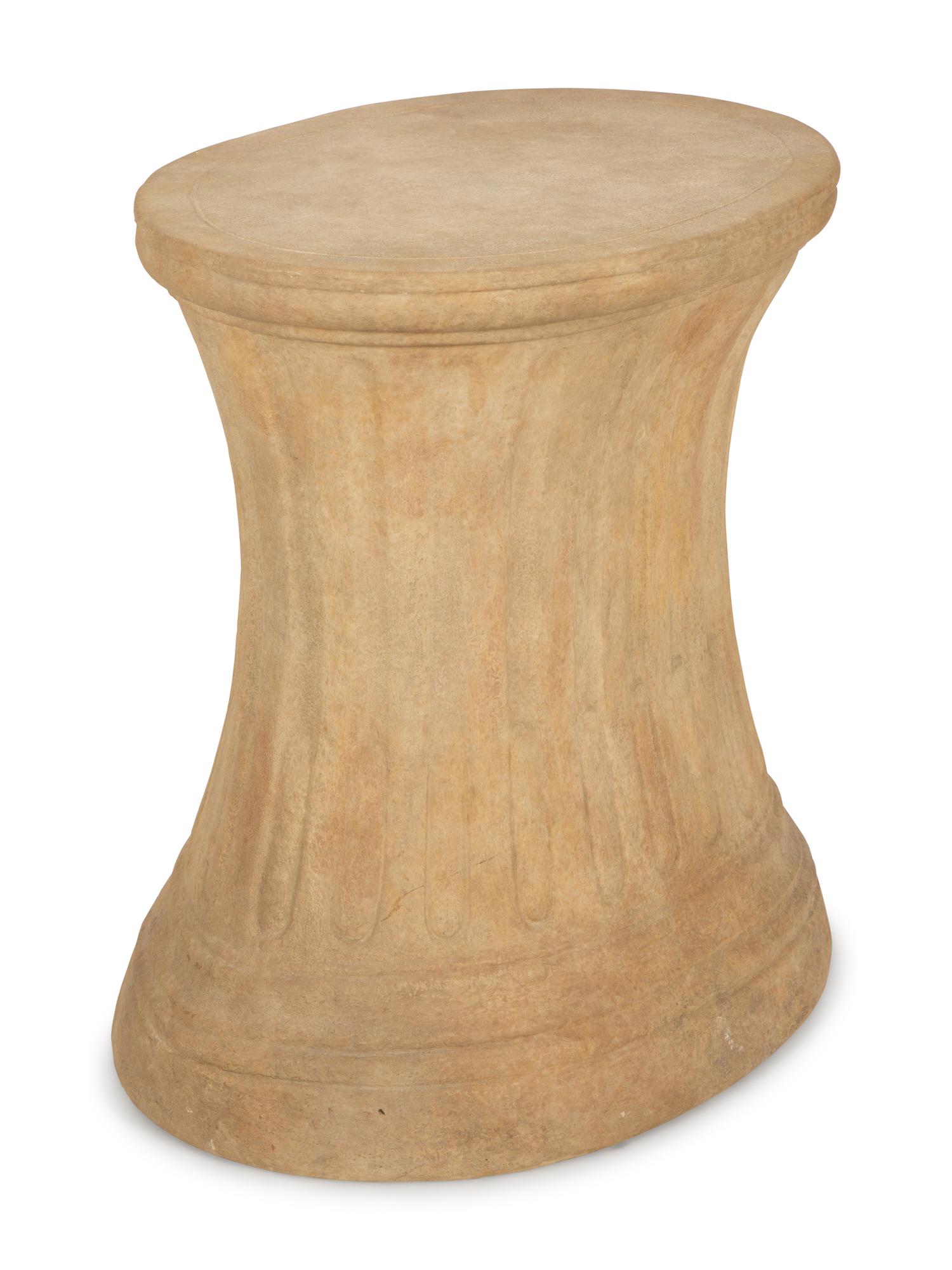 Two Dennis and Leen Cast Stone Pedestals