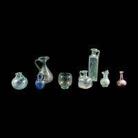 Eight Roman Glass Vessels