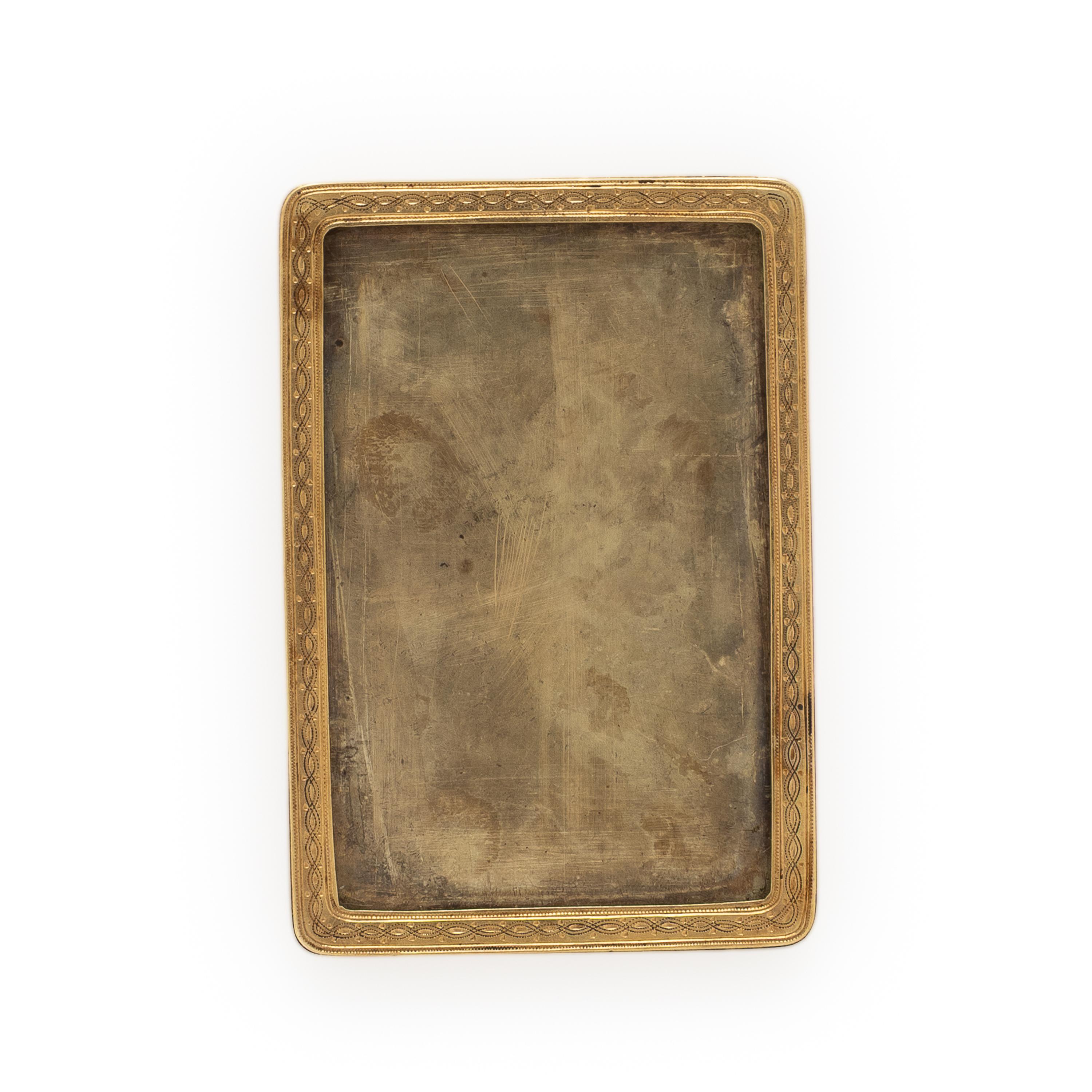 Yellow Gold Picture Frame