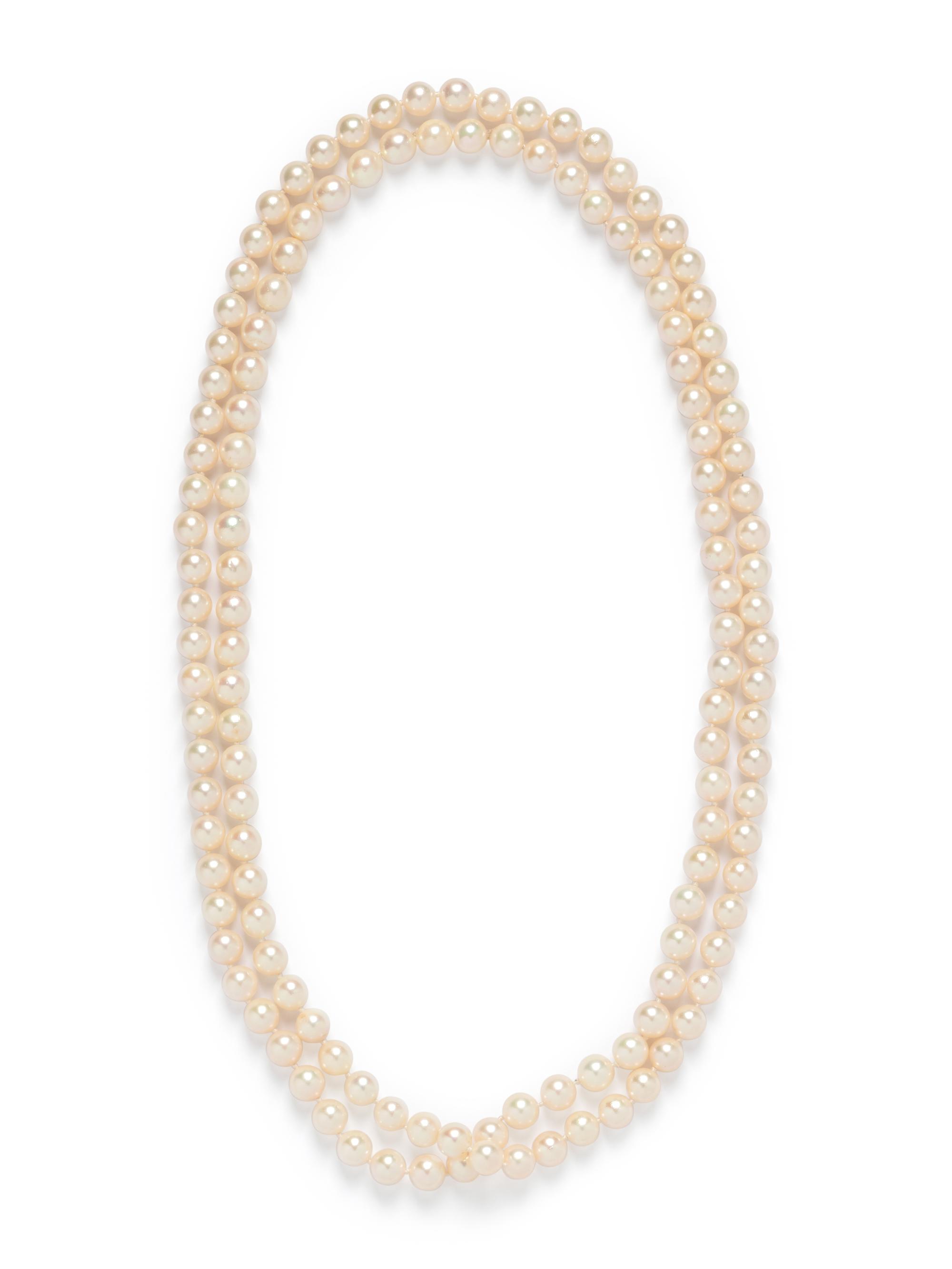 CULTURED PEARL AND DIAMOND SET