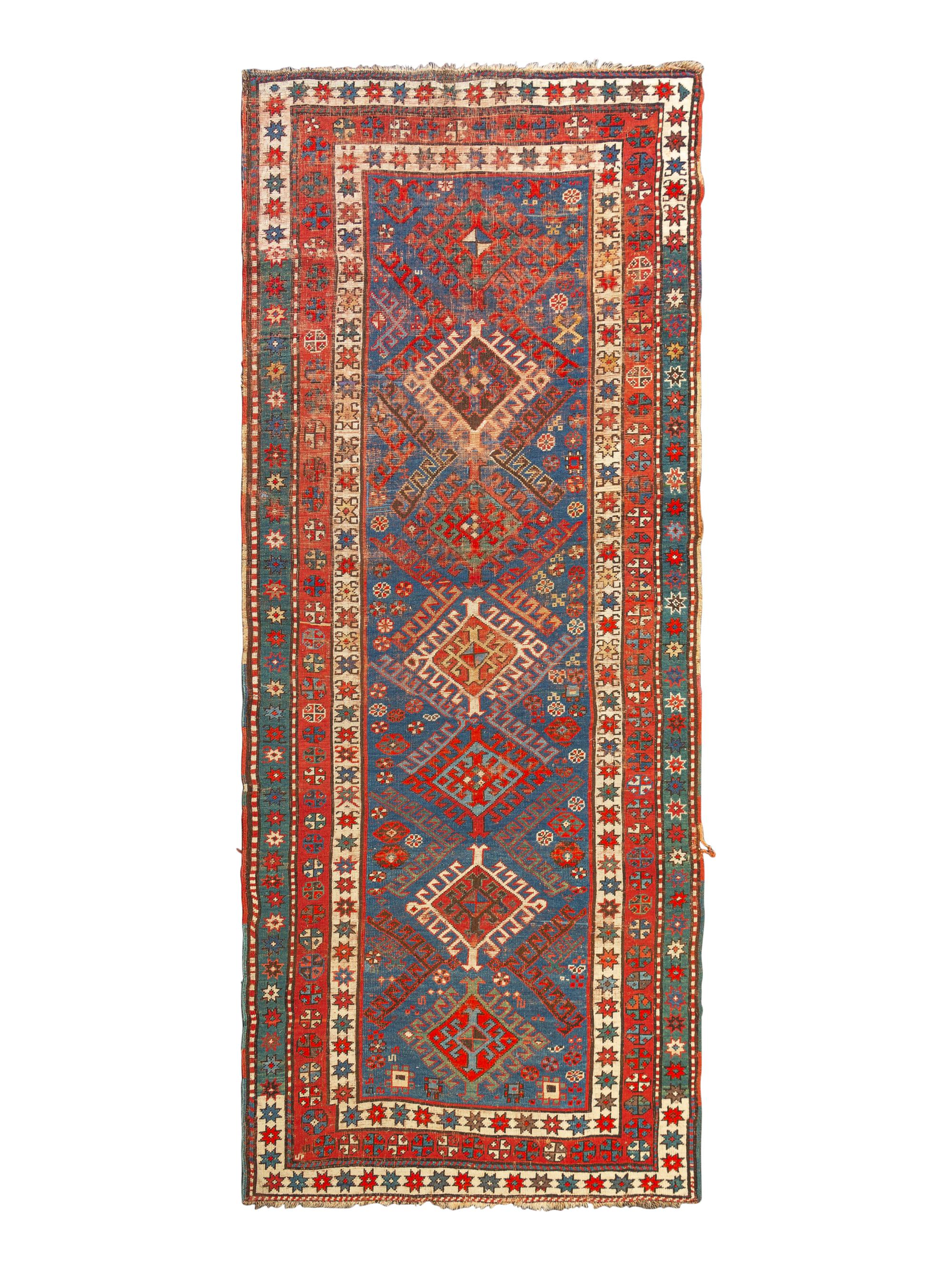 A Kazak Wool Runner