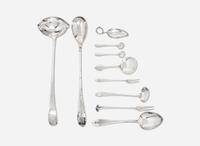 Sylvanius Lamphrey and Charles Brown for Arthur Stone, Group of Table Utensils