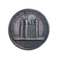 [EXONUMIA] A Dutch Silver Medallion Attributed to Jan Smeltzing (1656-1683) Commemorating the Imprisonment and Liberation of the Seven Bishops in the Tower of London by James II (81.2 g/ 60mm)
