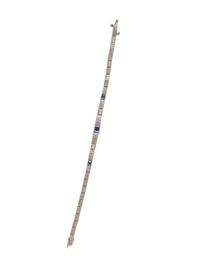 A Platinum Topped Gold, Synthetic Sapphire and Diamond Bracelet,
