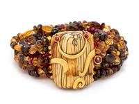 PAOLA FERRO, MULTIGEM BEAD BRACELET