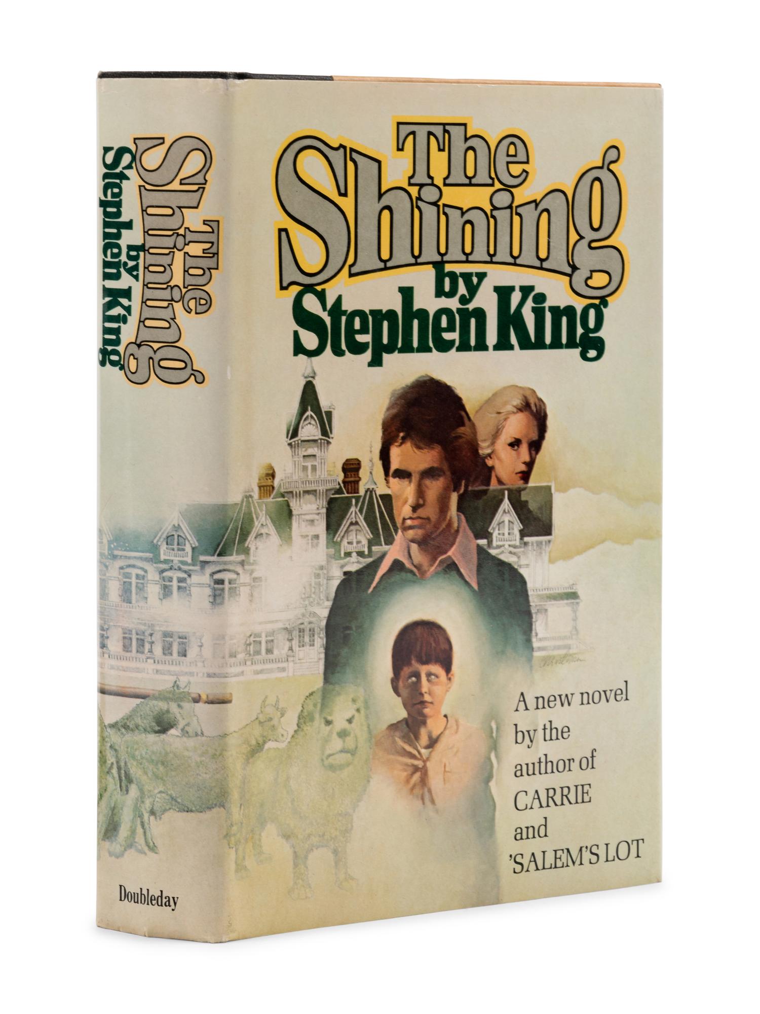 KING, Stephen (b. 1947). The Shining. Garden City, NY: Doubleday & Company, 1977.