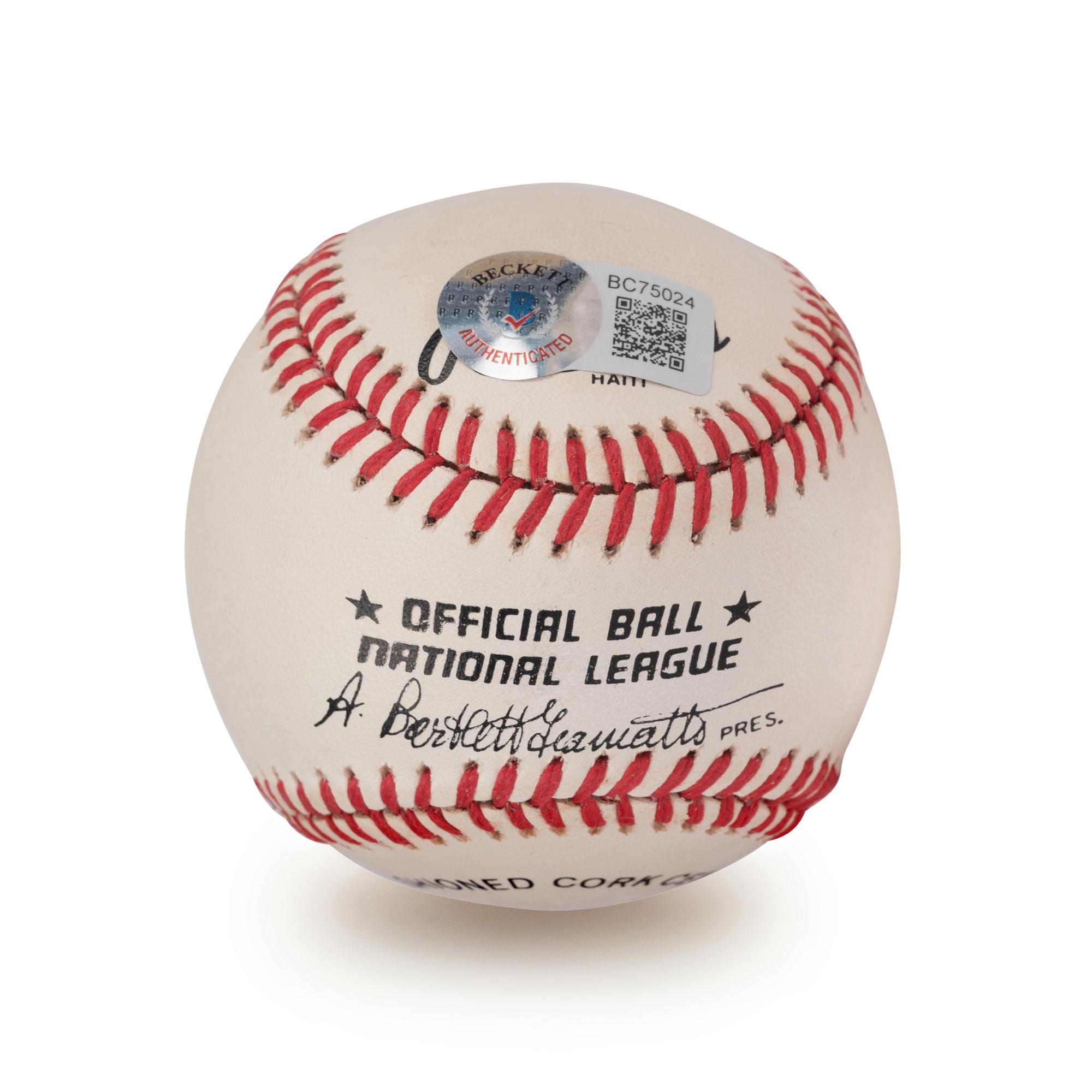 A Group of Nine Hall of Fame Pitcher Signed Autograph Items (Beckett Authentication Services BAS Certified),