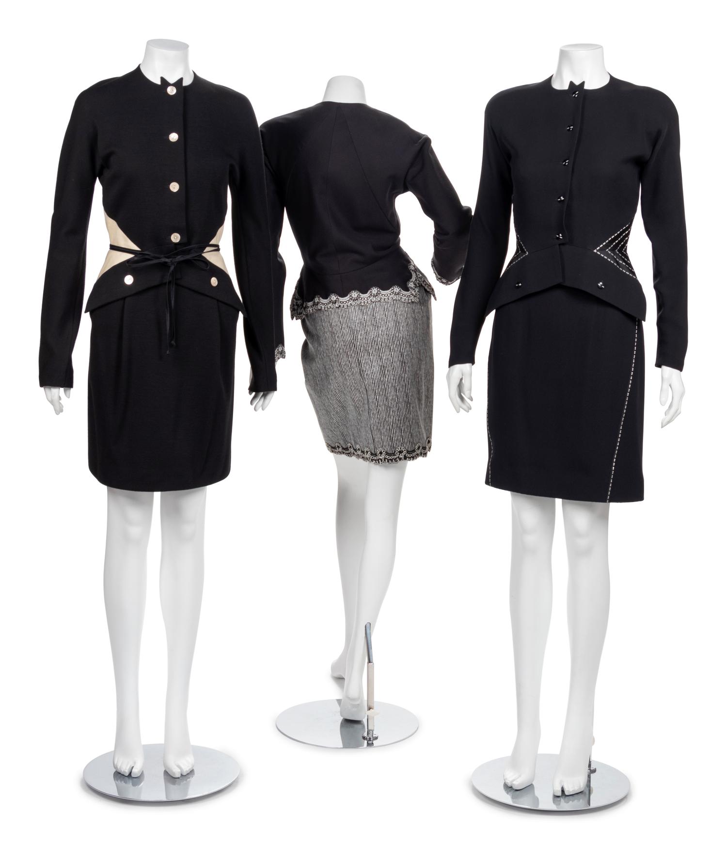 Three Geoffrey Beene Suits, 1990s