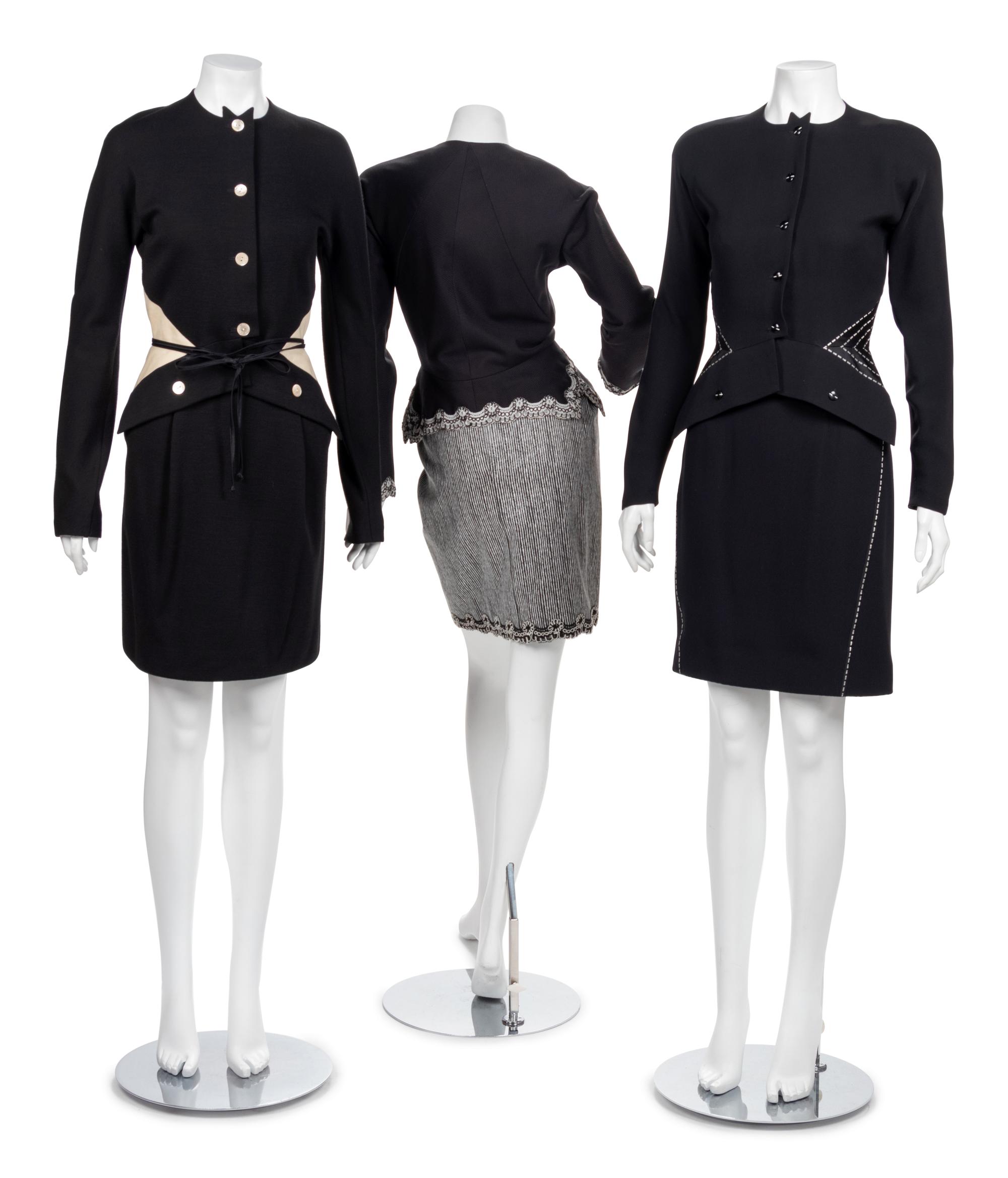 Three Geoffrey Beene Suits, 1990s