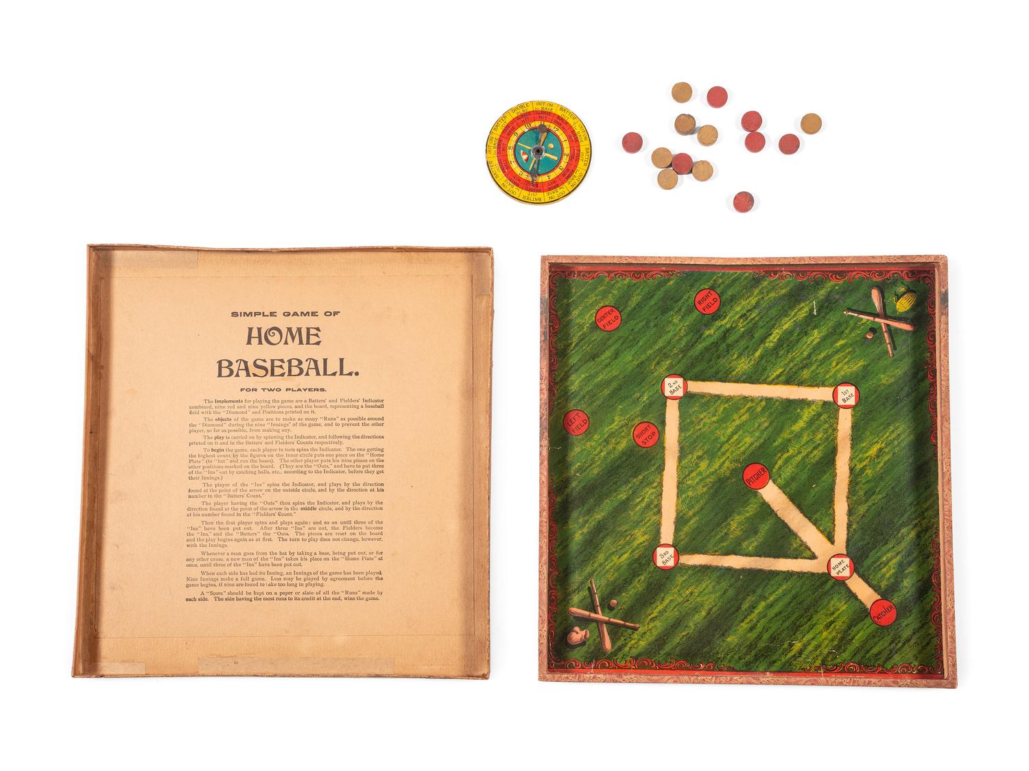 A McLoughlin Bros. 'Home Baseball' Game