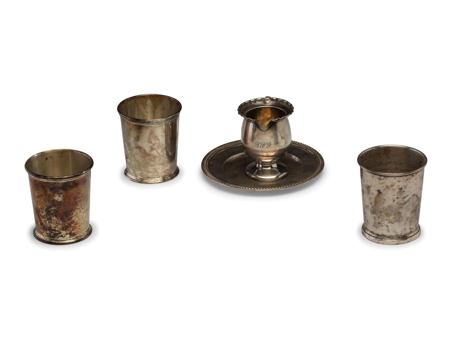 Five Silver Table Articles