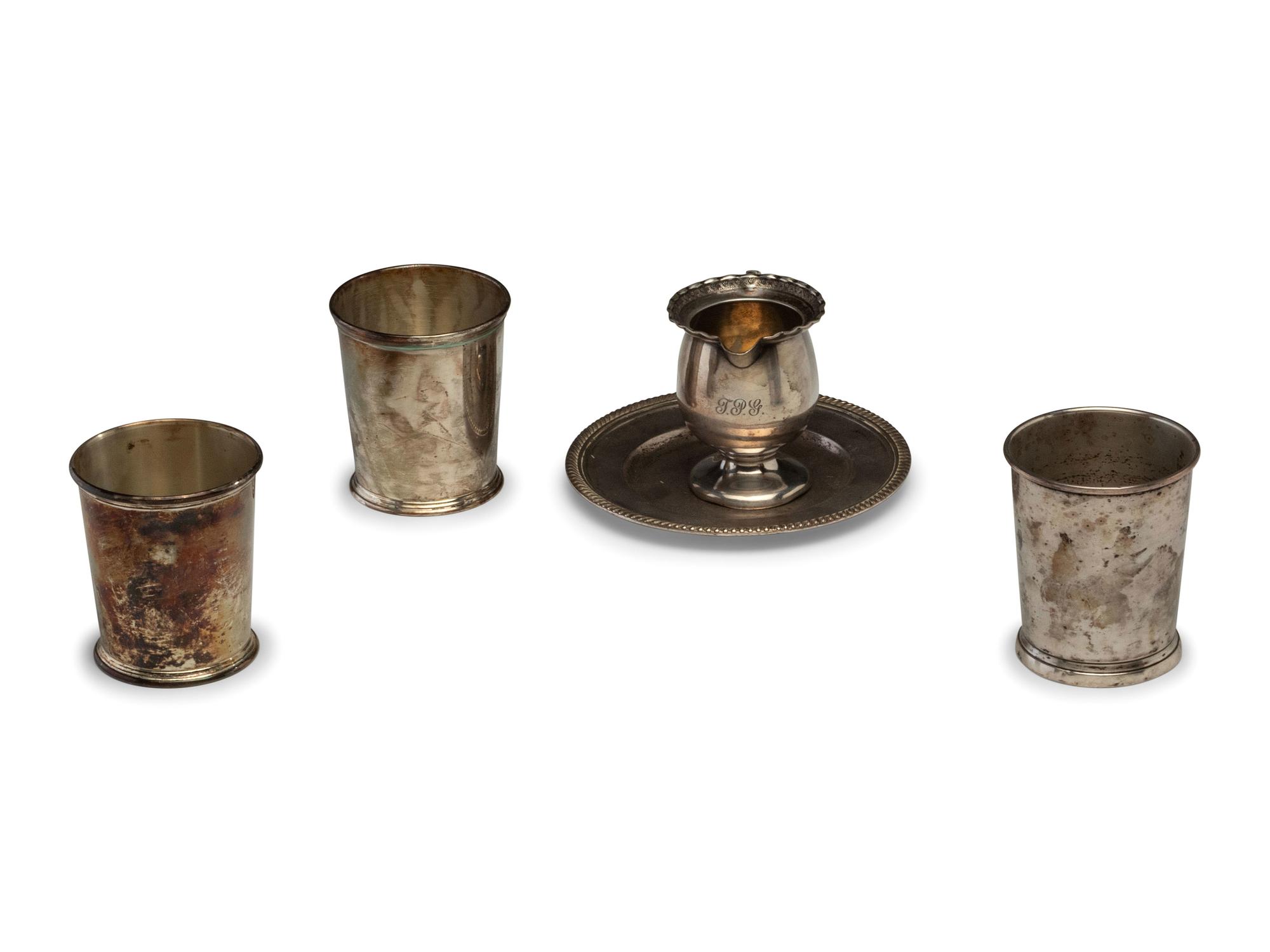 Five Silver Table Articles