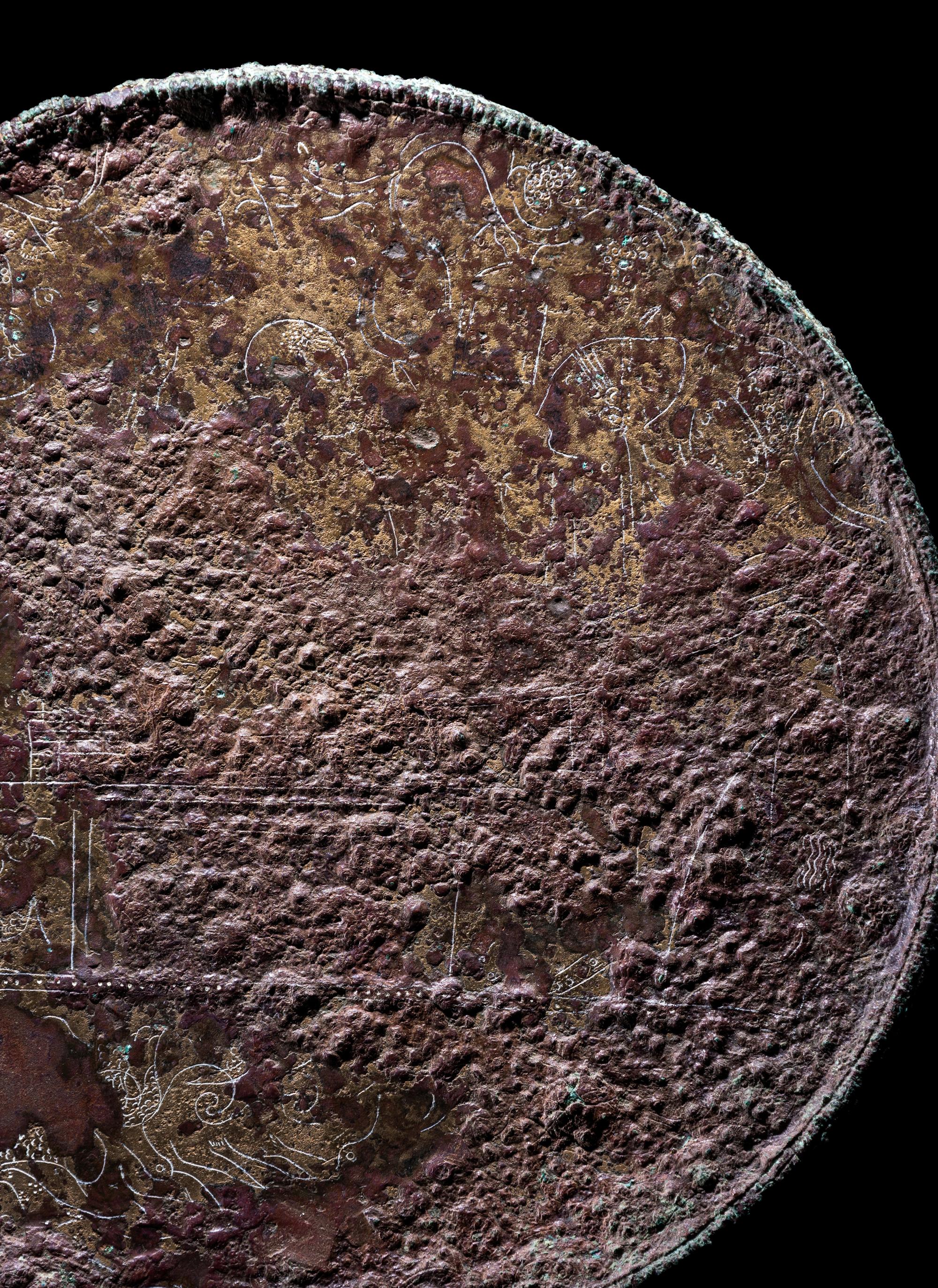 An Etruscan Bronze Mirror