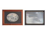 [EARLY PHOTOGRAPHY]. A trio of 21st-century daguerreotypes by modern European daguerreotypists.
