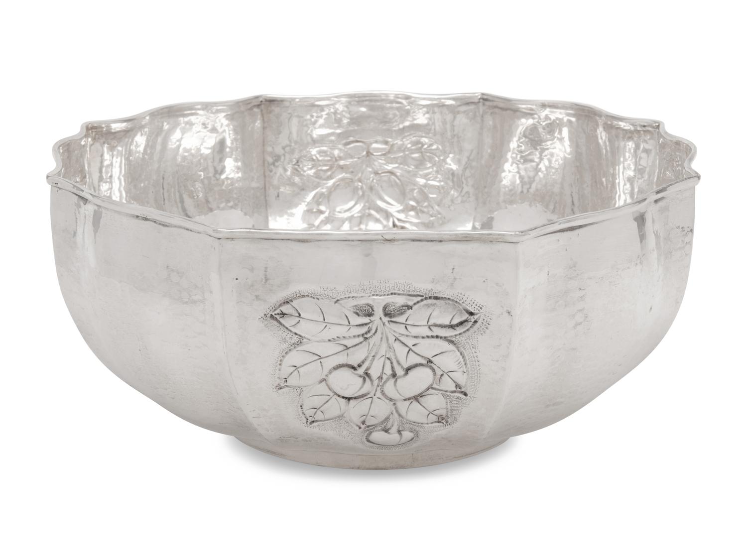 An Italian Silver Centerpiece Bowl