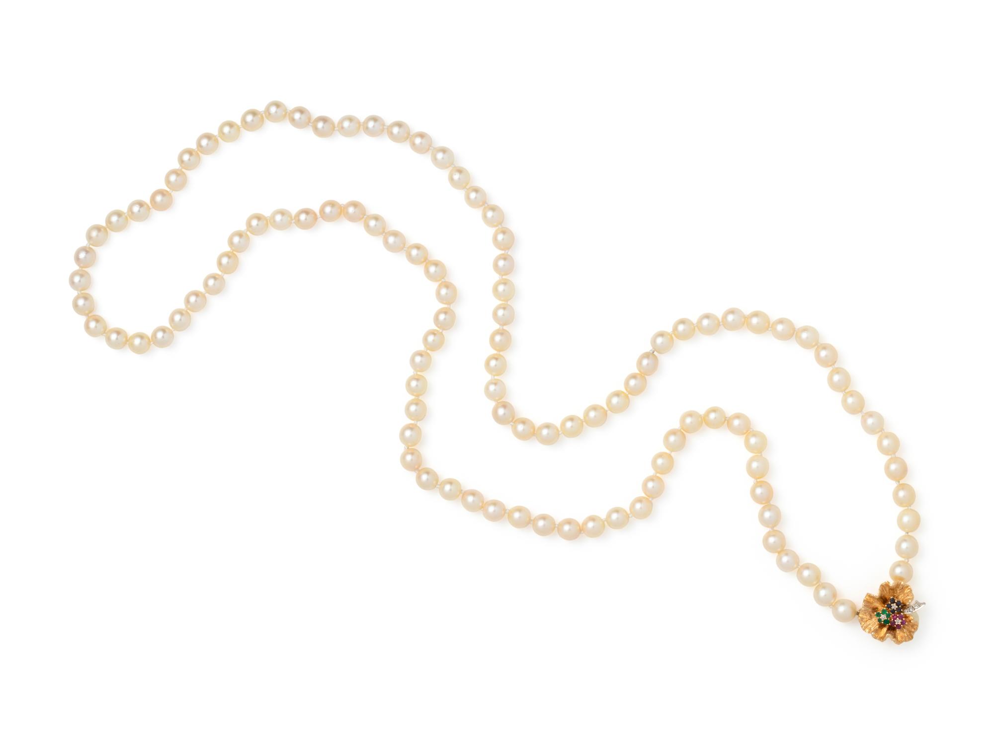 CULTURED PEARL NECKLACE