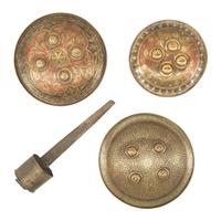 Three Dahl Bucklers and Katar Scabbard