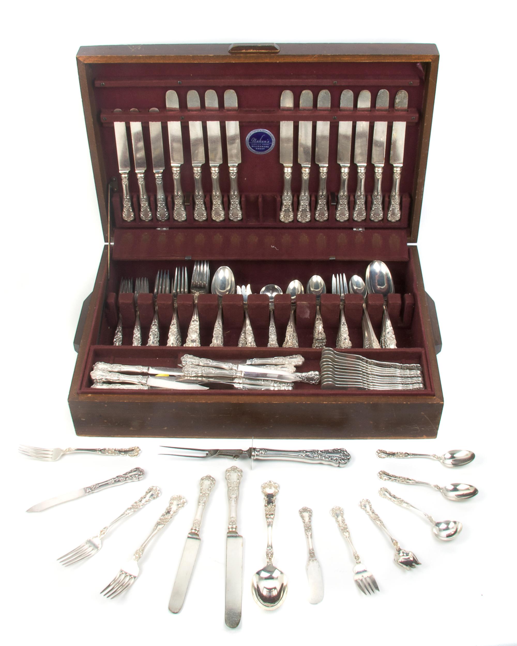 An American Sterling Silver Flatware Service, Gorham,