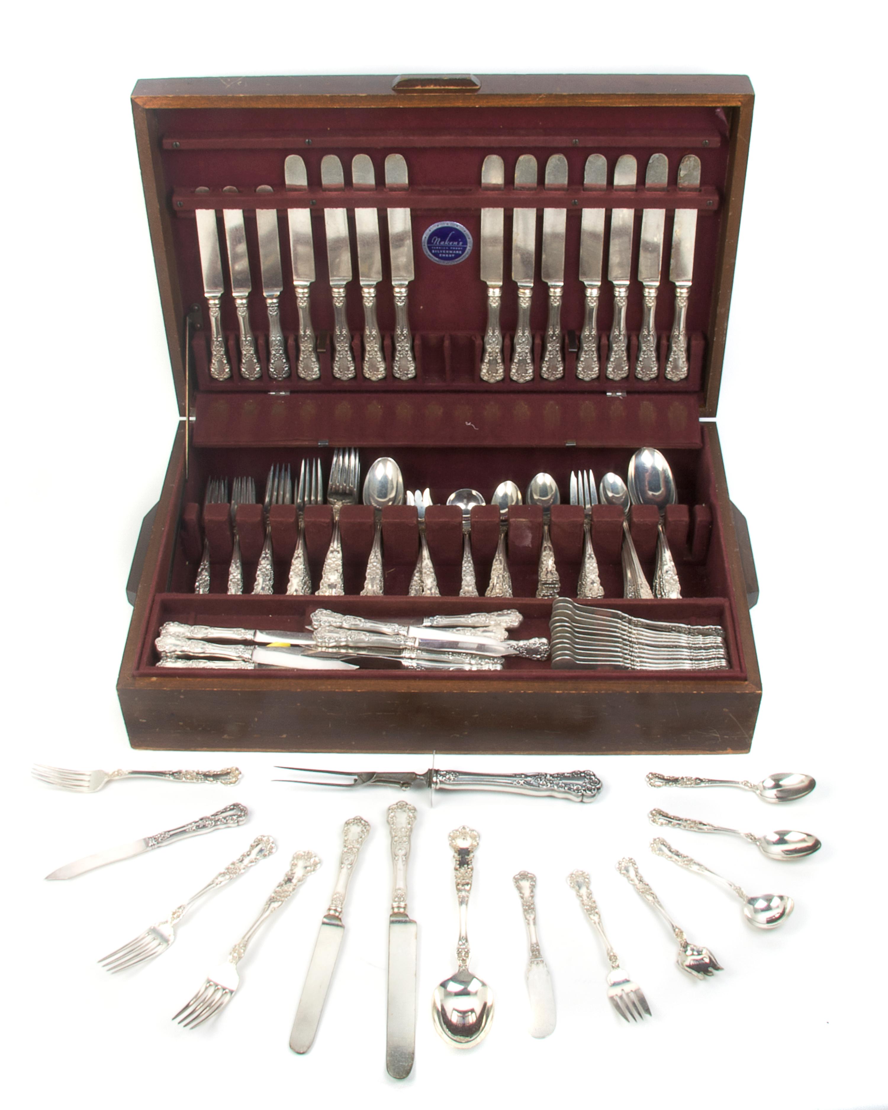 An American Sterling Silver Flatware Service, Gorham,