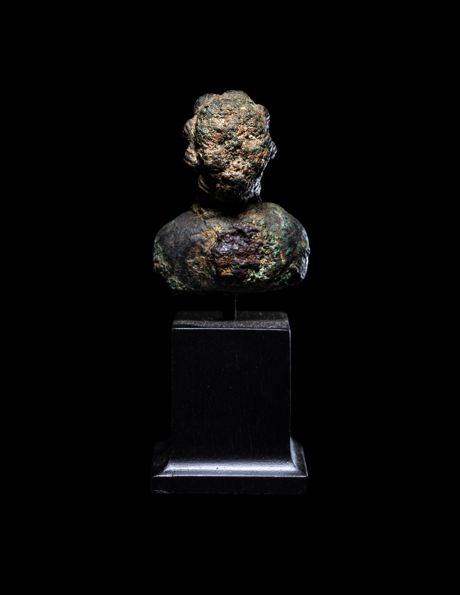 A Romano-Celtic Bronze Bust of Jupiter