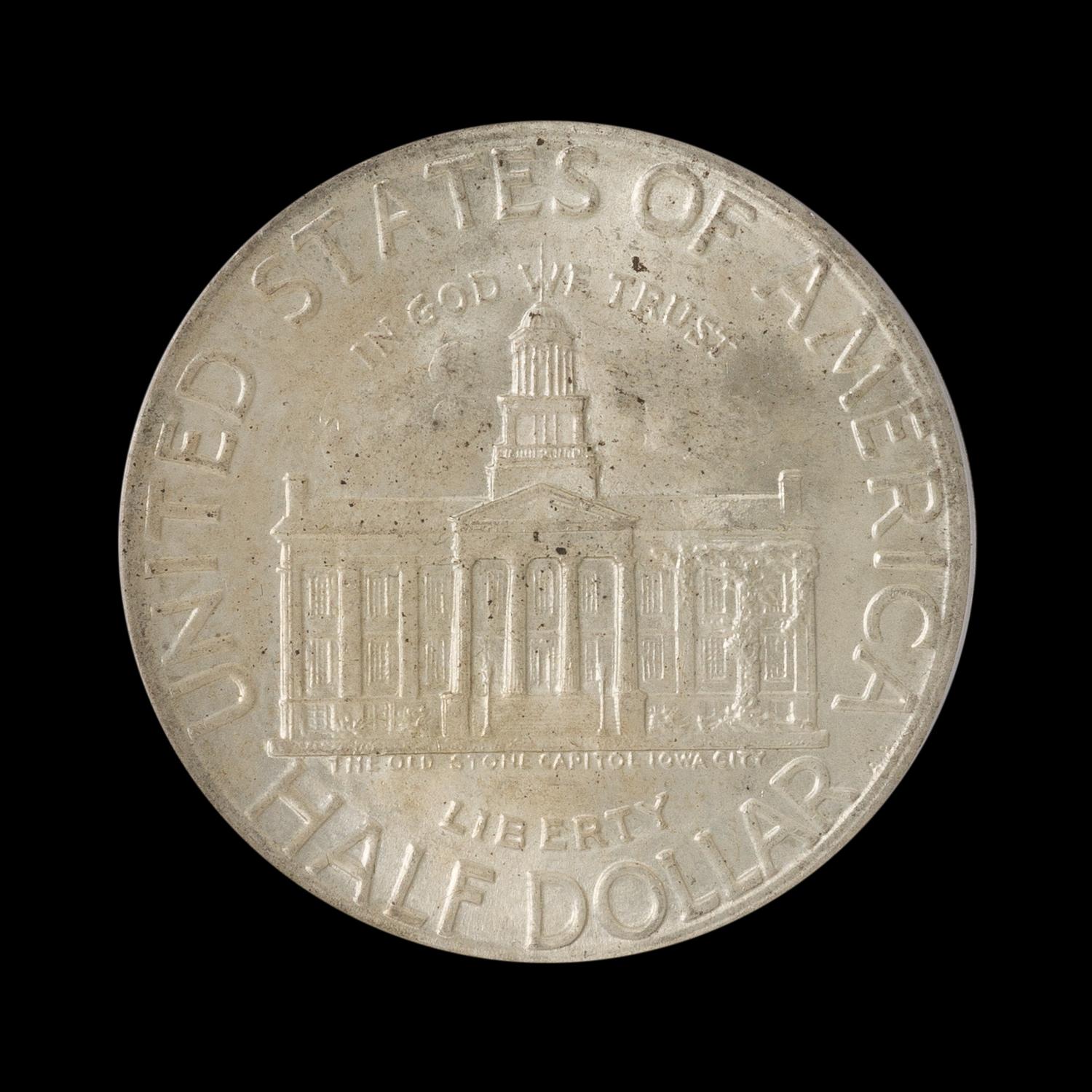 A United States 1946 Iowa Commemorative 50c Coin