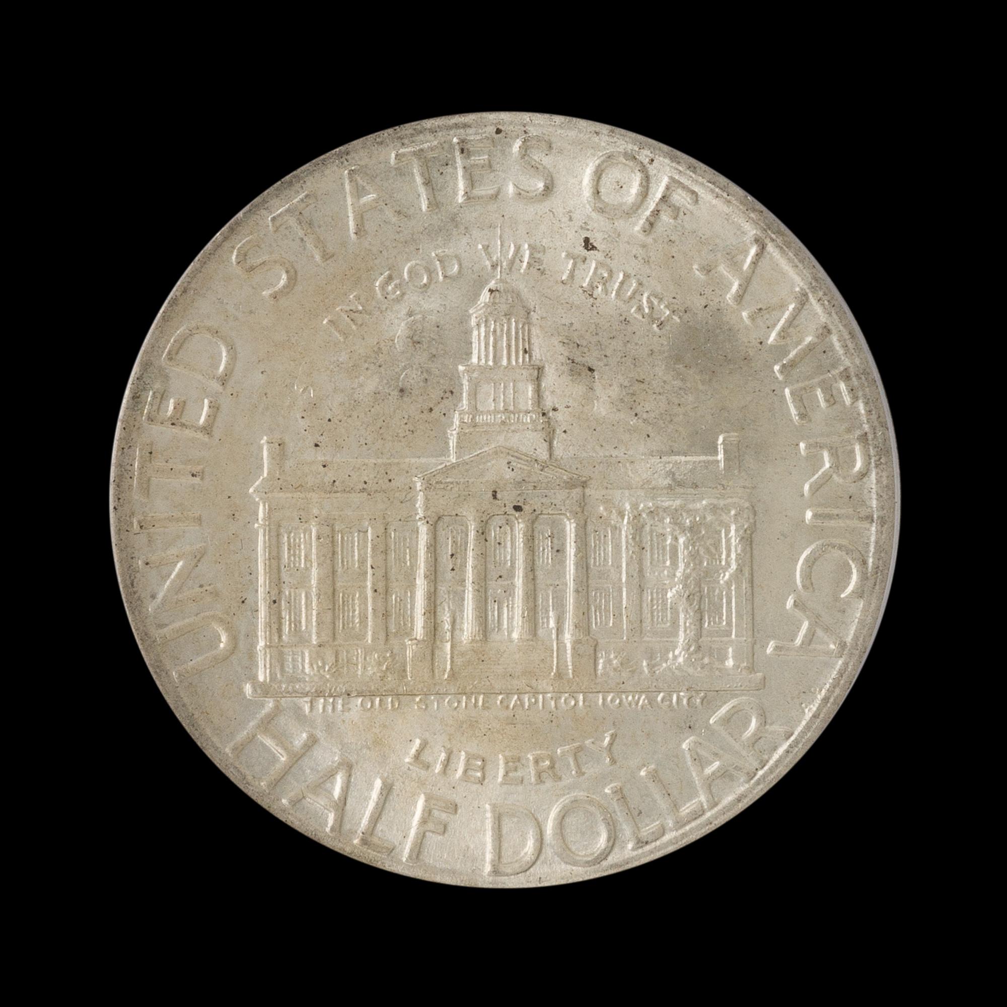 A United States 1946 Iowa Commemorative 50c Coin