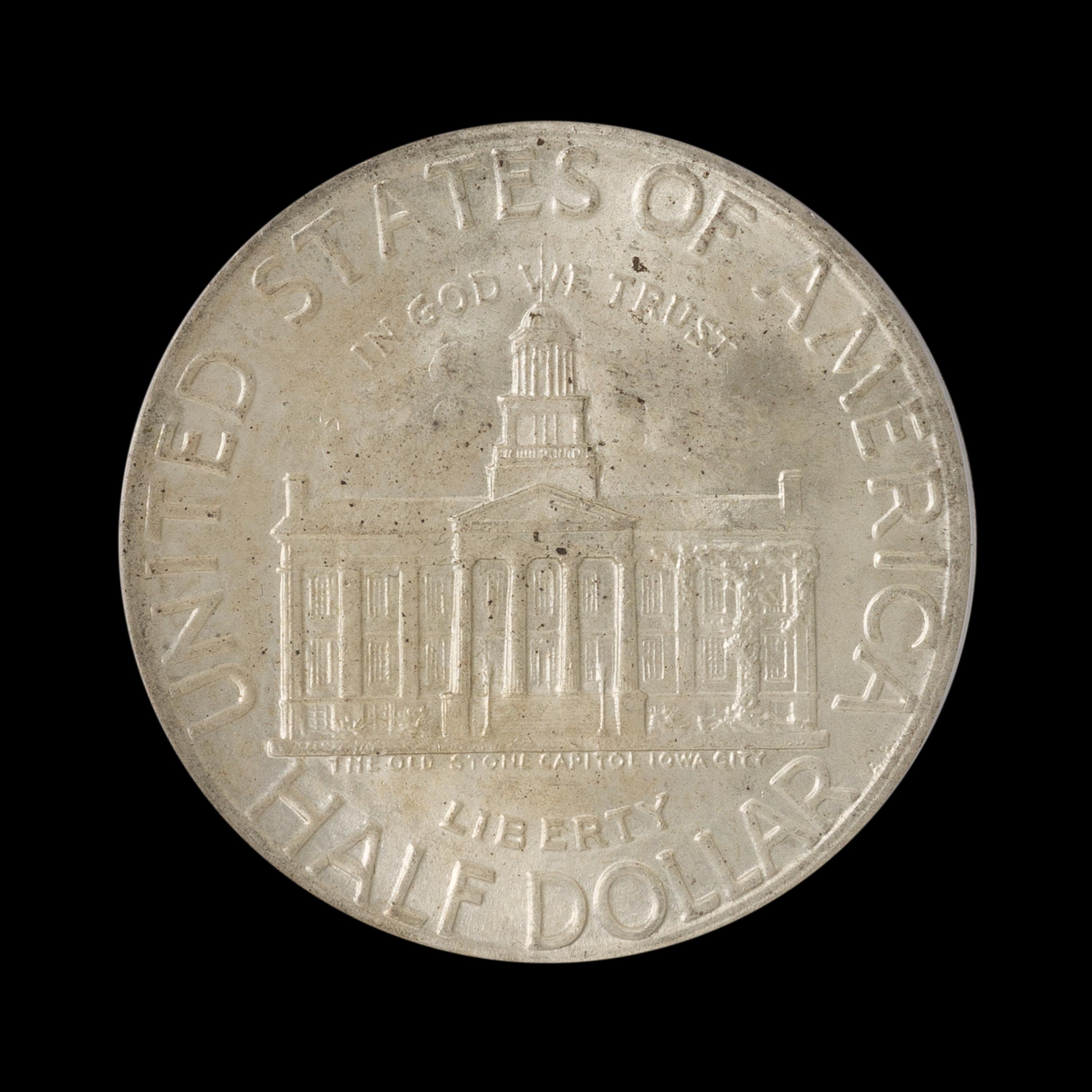 A United States 1946 Iowa Commemorative 50c Coin
