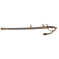 Captain E.L. Jones, Company D, 54th Massachusetts Infantry, WIA Fort Wagner, South Carolina, Model 1850 foot officer's presentation sword.