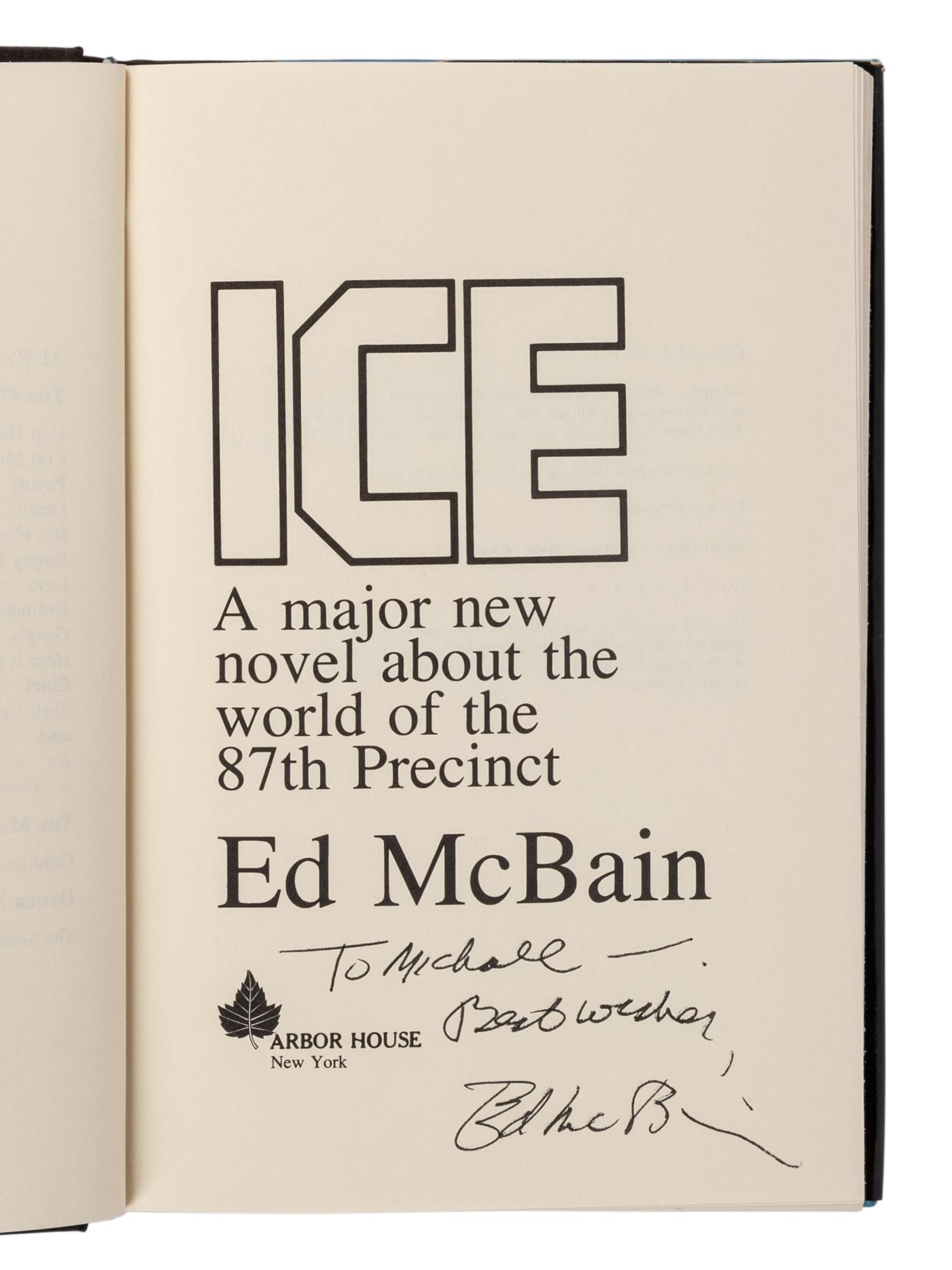 HUNTER, Evan (“Ed McBain”) (1926-2005). A group of 23 works by Hunter from the 87th Precinct Novels series, MOST FIRST EDITIONS, MANY SIGNED, comprising: