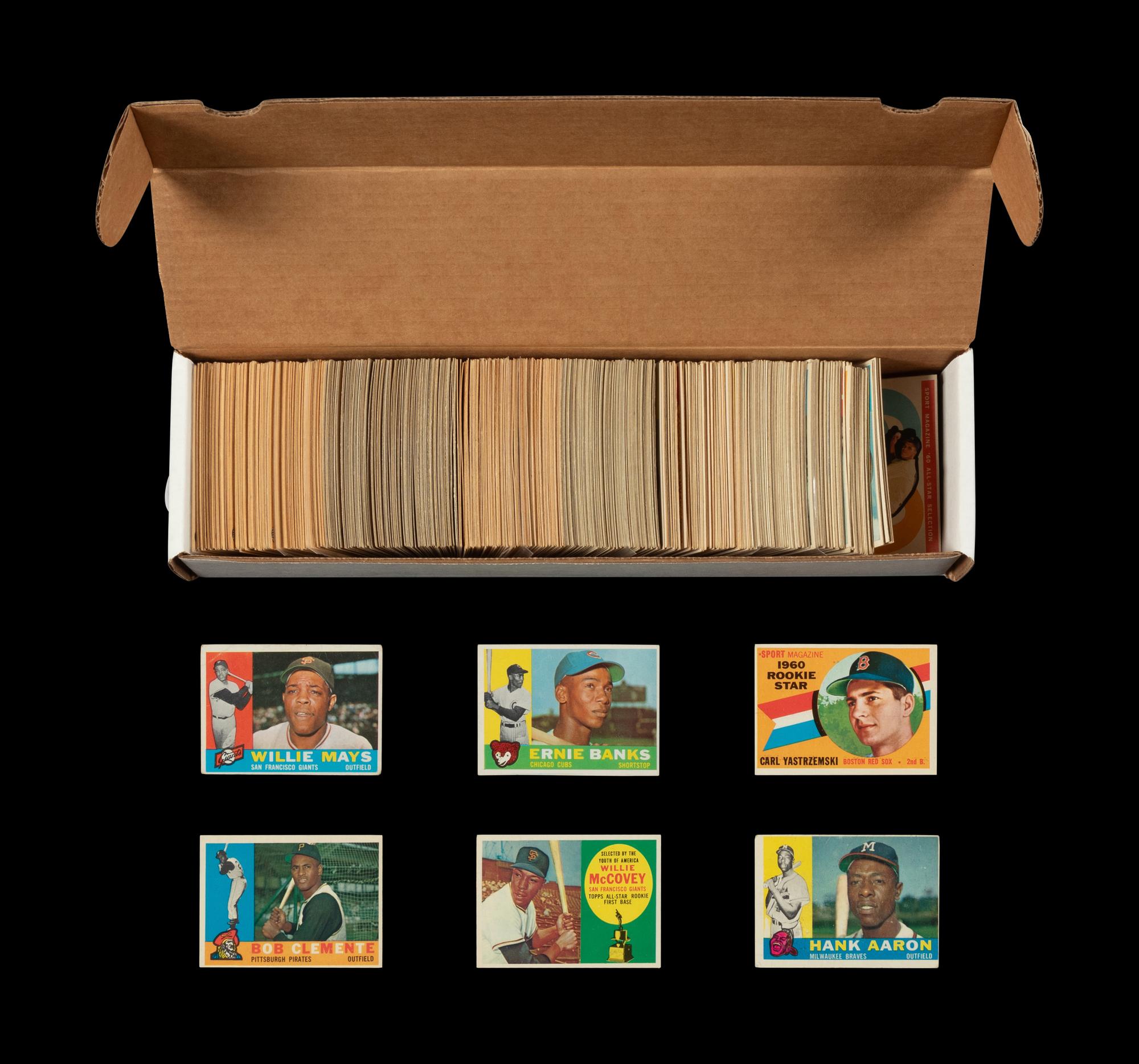 A Near Set of 1960 Topps Baseball Cards (569/572)