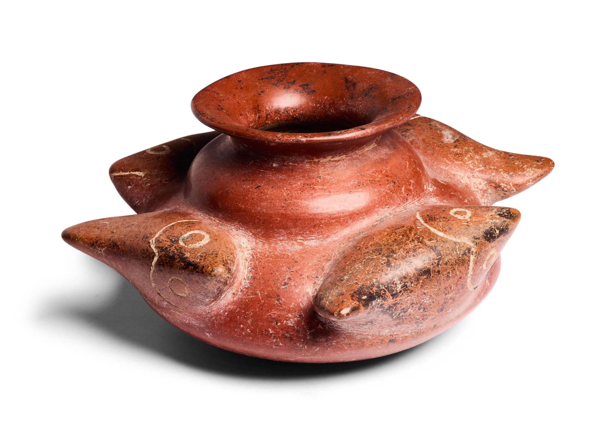 A Colima Fish Effigy Vessel