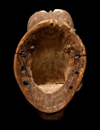 Four Punu Wood Masks