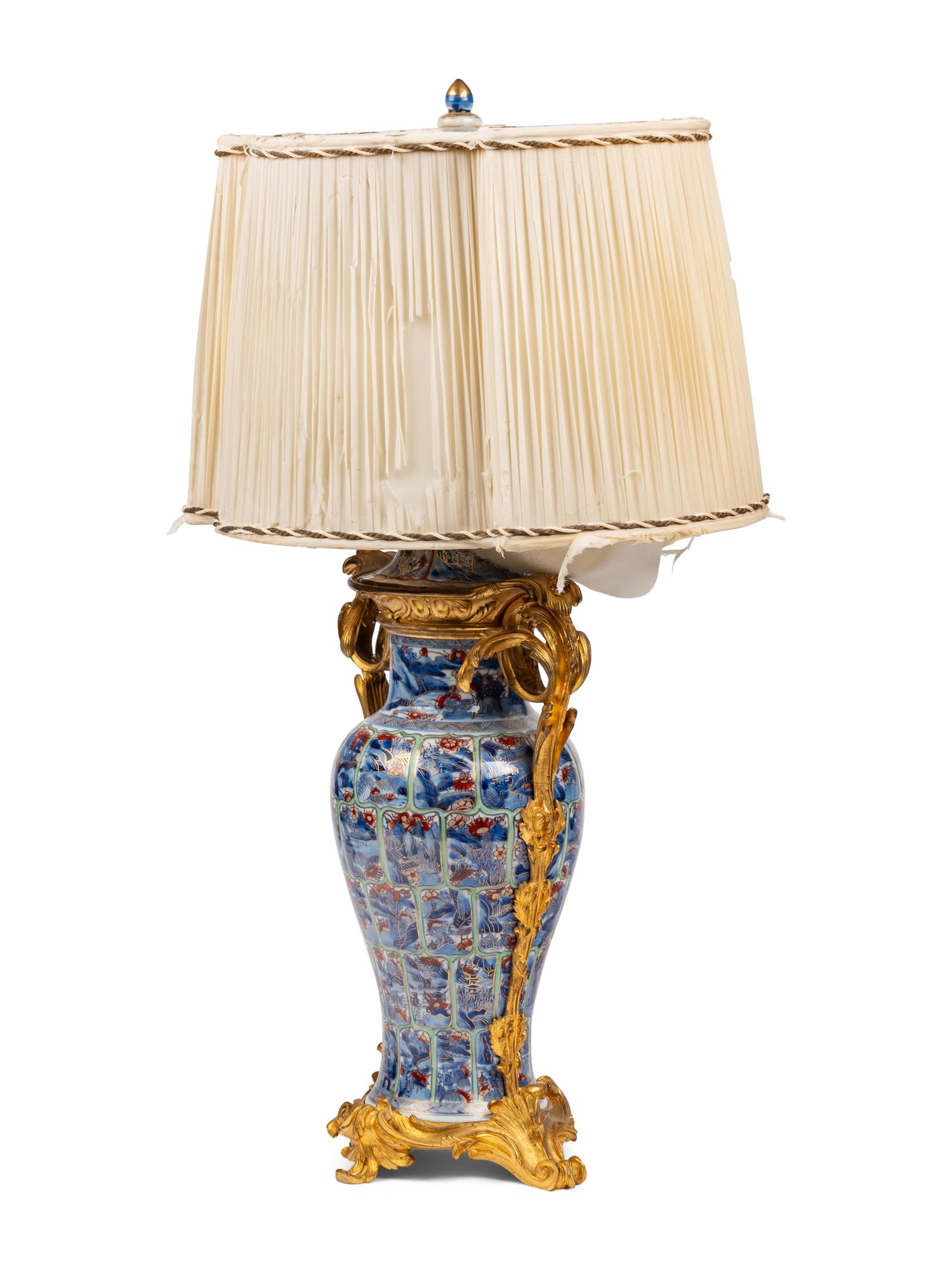 A French Gilt Bronze Mounted Chinese Export Porcelain Vase