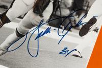 A Walter Payton with Jim McMahon Signed Autograph Display
