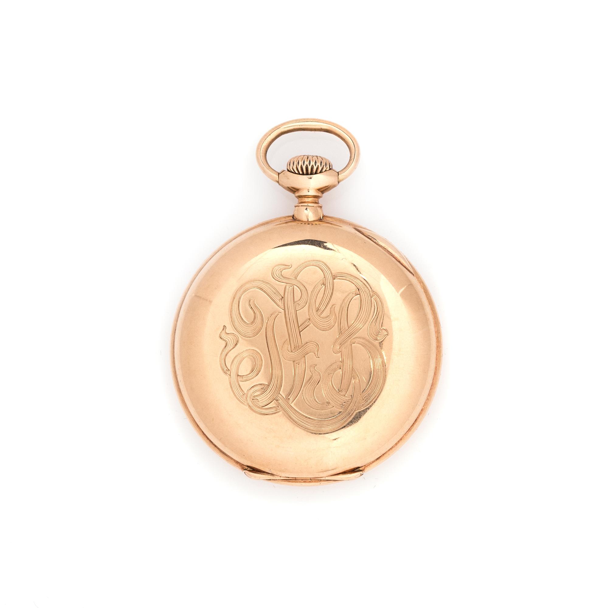 14K YELLOW GOLD POCKET WATCH