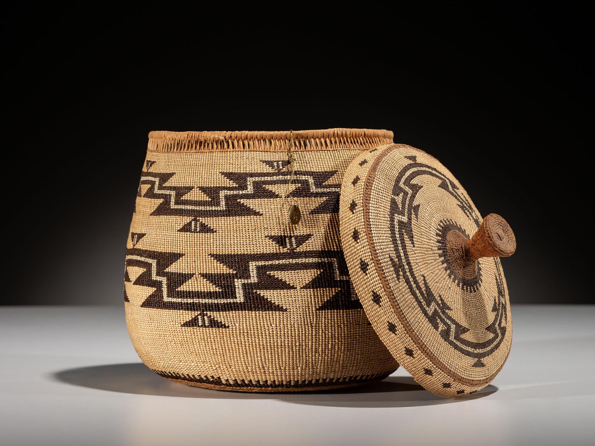 Northern California Lidded Basket
